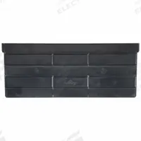 AKRO-MILS Bin Divider: 15 3/8 in x 6 1/8 in, Not Electrostatic Discharge Conductive, Black (MPN 41250). Key specifications — Compatible Manufacturer Model Number: 30250; Brand: AKRO-MILS.