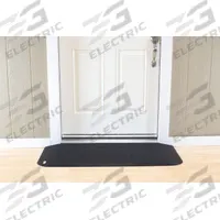 EZ EDGE Door Ramp: 46 in Lg, ADA Compliant, Black, Rubber (MPN MRAEZ1310). Key specifications — Brand: EZ EDGE.