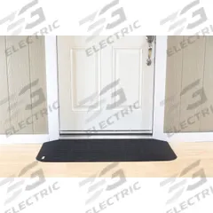 EZ EDGE Door Ramp: 46 in Lg, ADA Compliant, Black, Rubber (MPN MRAEZ1310). Key specifications — Brand: EZ EDGE.