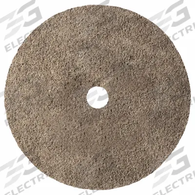 ARC ABRASIVES Unitized Non-Woven Wheels: 3 in Dia x 1/2 in W, 1/4 in Arbor Hole - Final Finishing Wheels for Carbon Steel & Soft Metals