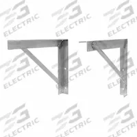 HD RAMPS L Shaped Bracket: Mounting Bracket, Truck Boxes, 24 in Lg (In.), 18 in Overall Ht, Aluminum (MPN TBB-18-24 R). Key specifications — Type: Mounting Bracket; Compatible with Product Type: Truck Boxes; Includes: Mounting Brackets; Material: Aluminum; Color: Silver; Brand: HD RAMPS.
