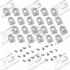 HAMMOND Replacement Wall Mounting: For Mounting Printed Circuit Boards, Polycarbonate (MPN 1557FOOT2GY-24). Key specifications — Brand: HAMMOND; Accessory Type: Replacement Wall Mounting Bracket Kit; Application: For Mounting Printed Circuit Boards; Material: Polycarbonate.