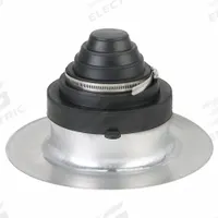 14"dia Alum Roof Vent Pipe Flashing: For Flat Roof, Round Base, For 1 Pipes, 6 in Max Pipe, Aluminum (MPN 4YN30). Key specifications — Top Opening: Closed; Material - Collar: EPDM; Brand: PORTALS PLUS.