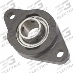 TIMKEN Flange Mount Bearing: Radial Ball, 1 3/16 in Bore, Cast Iron, Set Screws, 6 1/8 in Lg (MPN YCJTM 1-3/16 SGT). Key specifications — Bore Type: Cylindrical; Brand: TIMKEN; Lubricant Material: NLGI 2 Lithium Complex Grease; Mounting Bolt Size: 1/2 in; Split Housing: Not Split; System of Measurement: Inch.