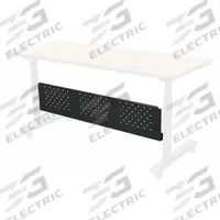 BALT Modesty Panel: 46 1/2 in Table Lg, Flipper Tables, 3 1/4 in Overall Lg, Black, Steel, Steel (MPN 66626). Key specifications — Brand: BALT; Material: Steel; Color: Black.