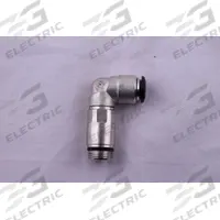 AIGNEP USA Push-Fit Elbow Fitting: 6 mm OD x 1/8 in Pipe Size, Push-to-Connect x Universal Thread (MPN 50120N-6-1/8). Key specifications — Brand: AIGNEP USA; Thread Size A: 1/8.