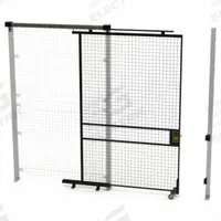 HUSKY RACK & WIRE Tunnel Slide Door: 8 ft H x 5 ft W x 1 3/4 in D, Black, Powder-Coated (MPN V590508). Key specifications — attr1283297: Powder-Coated; attr1283316: Steel; attr1283313: Yes; attr1283333: HUSKY RACK & WIRE.