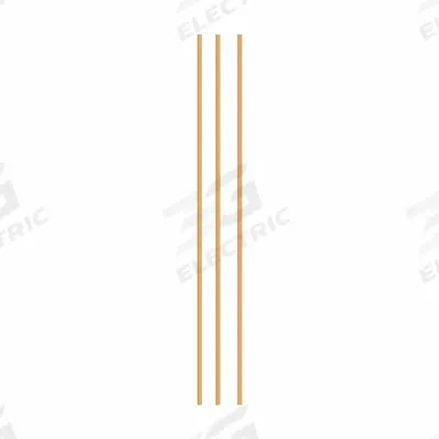 BERNZOMATIC Brazing Alloy: Phos Copper, 0%, BCuP-2, 1/8 in x 12 in, Bare - Phos-Copper Brazing Alloys