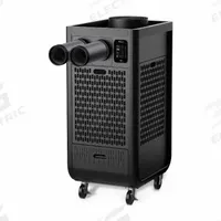 MOVINCOOL Portable Air Conditioner: 1,400 sq ft – 1,500 sq ft, 24,000 BtuH, 208/230V AC (MPN Climate Pro X26e). Key specifications — Compatible Location: Indoor; Voltage: 208/230V AC; Includes Air Filter: Air Filter Included; Brand: MOVINCOOL.