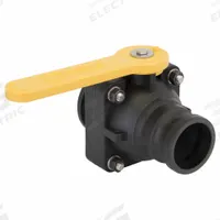 BANJO Manual Two-Way Ball Valve: 2 in, Polypropylene, Straight, Flange x Flange, Two-Piece, Lever (MPN MVSF220FP). Key specifications — Brand: BANJO; Handle: Lever.