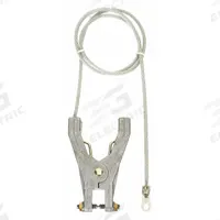 APPROVED VENDOR Bonding and Grounding Wire: C-Clamp/Hand Clamp, 10 ft, PVC, Clear (MPN 18240). Key specifications — Conductor Material: Carbon Steel; Connector Types: Hand Clamp; Clamp Opening Span: Hand Clamp 3/4 in; Brand: APPROVED VENDOR; Wire Length: 10 ft; Manufacturer Part Number: 18240.