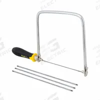 STANLEY Coping Saw: 6 1/2 in Blade Lg, Steel, 13 in Overall Lg, 6, Multi-Component (MPN 15-106A). Key specifications — attr307094: Steel; attr307097: Multi-Component; attr307096: 6; attr324786: STANLEY.