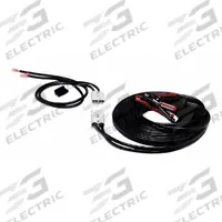 ASSOCIATED EQUIP Plug-In Booster Cable Set: Crimped, 4 AWG, Std Jaw, 30 ft Cable Lg, Black, Copper (MPN 6119). Key specifications — Cable Connection Type: Crimped; Cable Wire Gauge: 4 AWG; Jaw Type: Standard Jaw; Cable Jacket Color: Black; Cable Wire Material: Copper; Includes: Insulated Clamps; Brand: ASSOCIATED EQUIP.