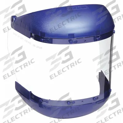 SELLSTROM Face Shield: Uncoated, Reusable, Polyurethane, Clear - Sellstrom Face Shield Assemblies for Hard Hats