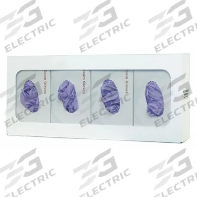 BOWMAN DISPENSERS Glove Dispenser: Steel, 22 3/8 in Overall Wd, 10 in Overall Ht, Wall - General Purpose Wall-Mount Boxed Glove Dispensers