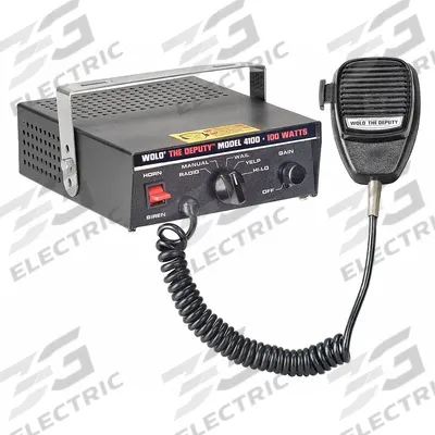 WOLO Siren and PA System: Emergency Siren (MPN 4100) - Electronic Siren Controllers