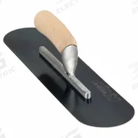 KRAFT TOOL Pool Trowel: Blade Material Blue Steel, Blade Shape Round, 4 in Blade Wd, 16 in Blade Lg (MPN CF279B). Key specifications — attr1008665: Camel Back; attr1005004: KRAFT TOOL; attr1008664: Wood.