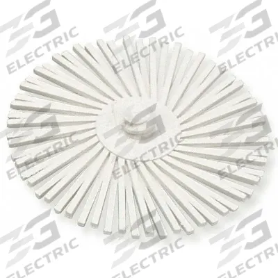 SCOTCH-BRITE Radial Bristle Disc: Type A, 3 in Dia x 1/2 in Wd, Ceramic - Cleaning & Finishing Radial Bristle Discs for All Metals
