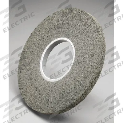SCOTCH-BRITE Convolute Wheel: 8 in Dia x 1/2 in W, 3 in Arbor, Aluminum Oxide, Medium - Deburring Wheels for Carbon Steel & Soft Metals