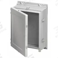 HOFFMAN Enclosure: Fiberglass, 24 in x 24 in x 12 in, NEMA 12/13/3/3R/4/4X, Solid Cover, Hinged (MPN A24H2412GQRLP). Key specifications — Brand: HOFFMAN; Closure Method: Quick Release Latch; Enclosure Material: Fiberglass; Knockouts: Not Included.