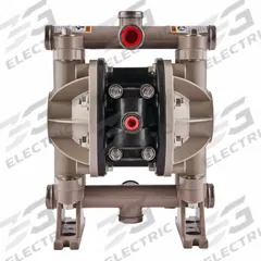 ARO Double Diaphragm Pump: Polypropylene Body, 1/2 in, NPT Connection, 13 gpm, 250 ft Max. Head (MPN 66605J-3EB). Key specifications — Brand: ARO; Seat Material: PP; Check Valve Material: Santoprene.