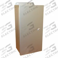 HAMMOND Electrical Enclosure: Stainless Steel, 12 in x 6 in x 4 in, NEMA 12/13/3R/4/4X, w/Panel (MPN EJ1264SS). Key specifications — Brand: HAMMOND; Closure Method: Latches; Enclosure Material: Stainless Steel; Knockouts: Not Included; Includes Inner Panel: with Inner Panel Included.