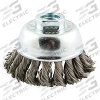 APPROVED VENDOR Cup Brush: Twisted Stainless Steel, 2 3/4 in Dia, 0.014 in Fill Dia, 5/8"-11 Arbor (MPN 66252838871). Key specifications — Brand: APPROVED VENDOR; Bristle Type: Standard Twist Knot Wire; Connection Size & Type: 5/8"-11 Arbor Hole.