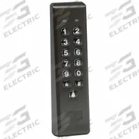 LINEAR Weather Resistant Keypad: 12 to 24V AC/DC, 2 A Current, Aluminum/Bronze, 1 1/4 in Overall Lg (MPN 212ILM-BZ). Key specifications — Material: Bronze; Voltage: 12 to 24V AC/DC; Brand: LINEAR; Product Type: Keypad.