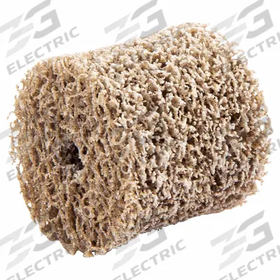 NORTON Bond Non Woven Wheel: 1 in Dia x 1 in W, 3/16 in Arbor Hole, Aluminum Oxide - Final Finishing Wheels for Carbon Steel & Soft Metals