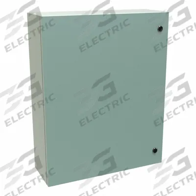 HAMMOND Electrical Enclosure: Steel, 30 in x 24 in x 8 in, NEMA 12/3R/4, Solid Cover - Steel Washdown Enclosures