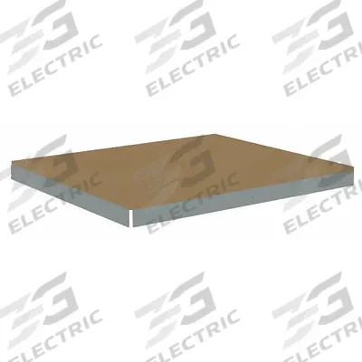 TENNSCO Shelf: 42 in x 42 in, 2,250 lb Load Capacity, Particleboard, Gray - Particleboard Decking Shelf Kits for Boltless Shelving