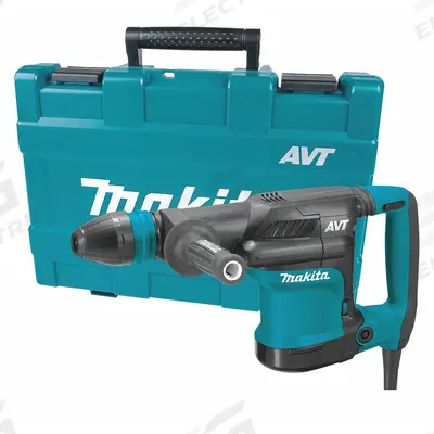MAKITA Demolition Hammer: Corded, Chipper, SDS-Max, 8.4 ft-lb, 2,650 bpm, 12.3 lb Wt - Chipper-Style Corded Demolition Hammers