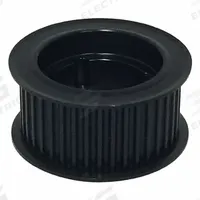 APPROVED VENDOR Timing Belt Pulley: Modified Curvilinear, Bushed, For GT Timing Belt Section, Steel (MPN 40-5P25-1108). Key specifications — Brand: APPROVED VENDOR; Finish: Black Oxide; For Belt Series: PowerGrip® GT®; For Bushing Size: 1108.