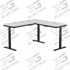 VERSADESK Standing Desk: White, Wood, 60 in Overall Wd, 60 in Overall Dp, 45 1/2 in Max Desktop Ht (MPN VT1296060-01-05). Key specifications — attr989930: Black; attr989931: Steel; attr989903: VERSADESK; attr989914: White; attr989916: Wood.