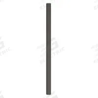 ASI GLOBAL Partition Column: Steel, Smooth Semi Gloss, Black, 82 in Ht, 4 in Wd, 1 1/4 in Thick (MPN 40-91370403-27). Key specifications — Inner Core Type: Honeycomb; Brand: ASI GLOBAL PARTITIONS; Color: Black; Finish/Texture: Smooth Semi Gloss.
