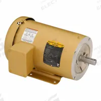 BALDOR General Purpose Motor: C-Face Mount, Totally Enclosed Fan Cooled, 2 hp, 230/460V AC (MPN CEM3558T). Key specifications — Brand: BALDOR; Nameplate Voltage @ 60 Hz: 230/460V AC; Full Load Current @ 60 Hz: 5.8/2.9 A; Nameplate RPM @ 60 Hz: 1,200 RPM; Motor Enclosure: TEFC.
