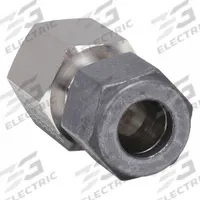 PARKER Compression Fitting Adapter: 3/8 in OD x 3/8 in Pipe size, 3/8-18 Thread Size, Ferulok (MPN 6-6 GBU-SS). Key specifications — Series: Ferulok; Brand: PARKER.
