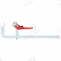 BESSEY Bar Clamp: Medium Duty, Lever Handle, 20 in Jaw Opening - Max, 1,200 lb Clamping Force, F (MPN LC20). Key specifications — attr668287: Bar Slide; attr668283: Pivoting; attr663925: BESSEY.