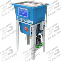 HERKULES Parts Washer: For Solvent/Water-Based Solution Base Type, Auto, 5 gal Drum Capacity, Blue (MPN G202). Key specifications — Cleaning Method: Automatic; For Solution Base Type: Solvent/Water-Based; Tank Material: Plastic; Color: Blue; Filtration Type: No Filtration; Brand: HERKULES.