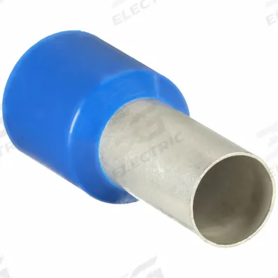 PANDUIT Wire Ferrule: 6 AWG Max Wire Size, Holds 1 Wire, Blue, Polypropylene - Insulated Ferrules
