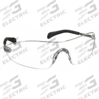 MCR SAFETY Safety Glasses: Clear Lens, Frameless, Scratch-Resistant, Silver Frame, S22 Series (MPN S2210). Key specifications — Brand: MCR SAFETY; Frame Color: Silver; Lens Color: Clear.