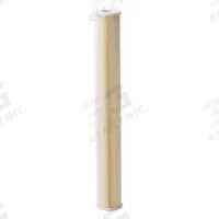 APPROVED VENDOR Water Filter Cartridge: 5 micron, Pleated, 10 gpm, 20 in Overall Ht (MPN 255486-75). Key specifications — Brand: APPROVED VENDOR; Filter Media: Resin-Impregnated Pleated-Cellulose Polyester.