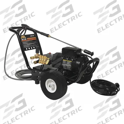 MI-T-M Electric Pressure Washer: Cart, 230 V – Single-Phase, 2,000 psi, 2.8 gpm - Cold Water Pressure Washers