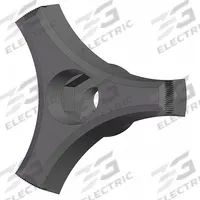INNOVATIVE COMPONENTS Hand Knob: 3 Point, Plastic, M8 Thread, 2 in Dia, Black (MPN GNH5-HEXRT5----). Key specifications — Brand: INNOVATIVE COMPONENTS.