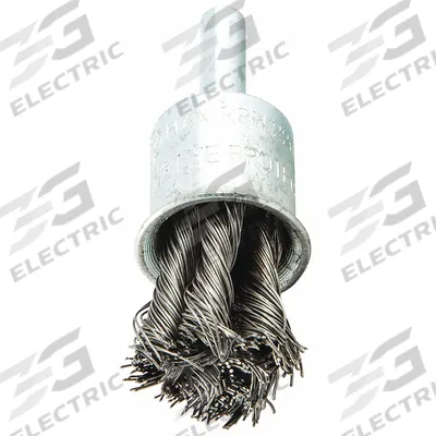 APPROVED VENDOR End Brush: Twisted Steel, 3/4 in Dia, 0.014 in Fill Dia - Heavy-Cleaning Brushes for Carbon Steel