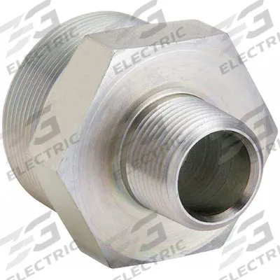 PARKER Metal Pipe Straight: 1 1/4 in x 3/4 in, Male NPT Threaded x Male NPT Threaded - Threaded High-Pressure Pipe Fittings