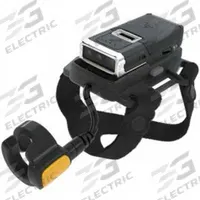 ZEBRA Wearable Barcode Scanner: Manufacturing/Retail/Transportation and Logistics/Warehousing, Black (MPN RS61B0-KBBHZWR). Key specifications — Image Scan Type: 2D Scanner; Includes: Zebra RS6100 Wearable Scanner with Back of Hand Mount Assembly, Bluetooth 5.2, SE55 1D/2D Advanced Range Imager Scanner 480 mAh Lithium-Ion Battery; Color: Black; Brand: ZEBRA.
