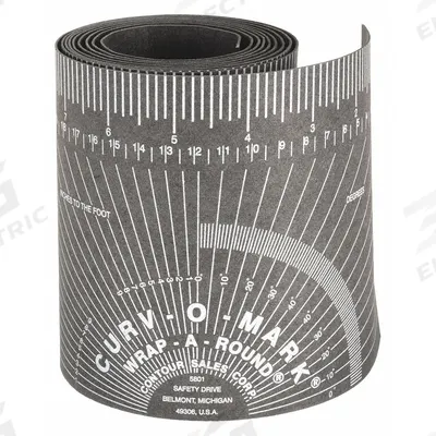 JACKSON SAFETY Wrap-a-Round Tape Measure: For 4 in to 12 in Pipe (MPN 14754) - Wrap-Around Tape Measures