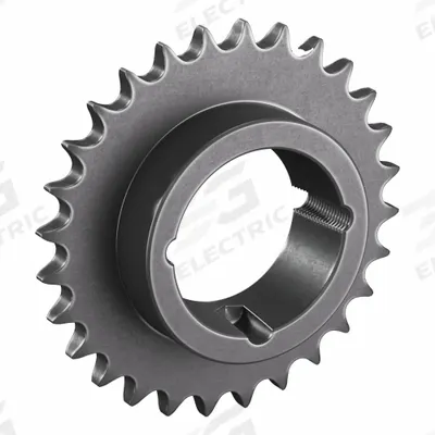 TSUBAKI Sprocket: For 50 Chain, 28 Teeth, 5.582 in Pitch Dia, 5.922 in Outside Dia - Size 50 Bushed-Bore Roller Chain Sprockets