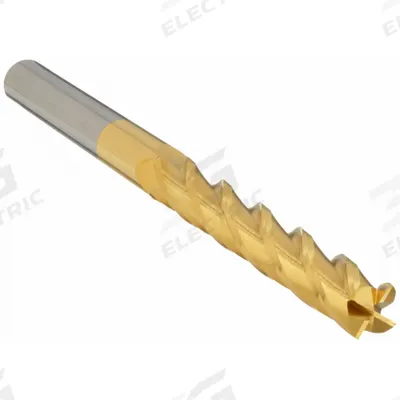 APPROVED VENDOR Square End Mill: Carbide, TiN Coated, 4 Flute, 1/2" Mill Dia, 1-1/2" LOC - General Purpose Carbide Square End Mills